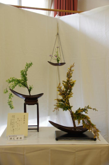 伝承生花展 早春の生花