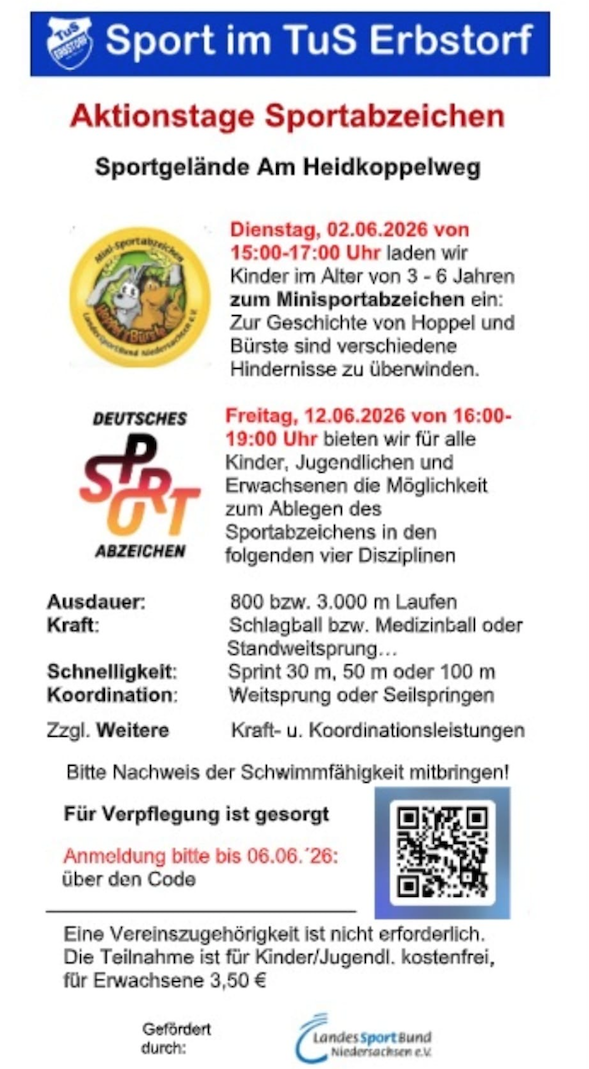 Flyer zur Anmeldung