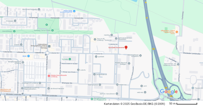 C* Google-Maps - Sporthalle Schlieffenkaserne