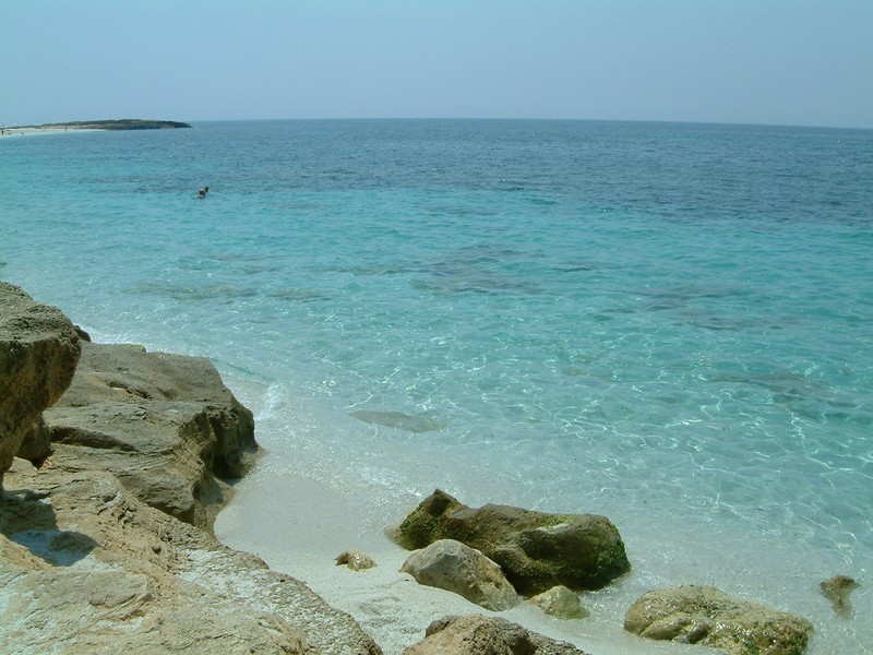 Strand von Is Arutas auf der Sinis Halbinsel, Reiskornstrand