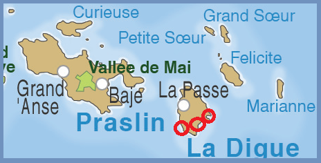Seychellen, Reisebericht Seychellen, La Digue, Anse Source d'Argent, La Passe, Praslin, Reisebericht La Digue, Mahé, Big Sister Island, Felicité Island, Grand Anse, Anse Réunion, La Digue Island Lodge, Anse Sévêre, Anse Cocos, Petit Anse, Anse Patates, 