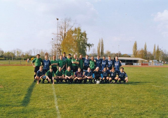 "I organized a little football match against a club from the "Bezirksliga Unterfranken“, about 50 km south of Frankfurt (my football B-Team, 1:1). The very strong A-Team won against the B-Team of a “Kreisliga” Club, 60 km east of Frankfurt 12:2!