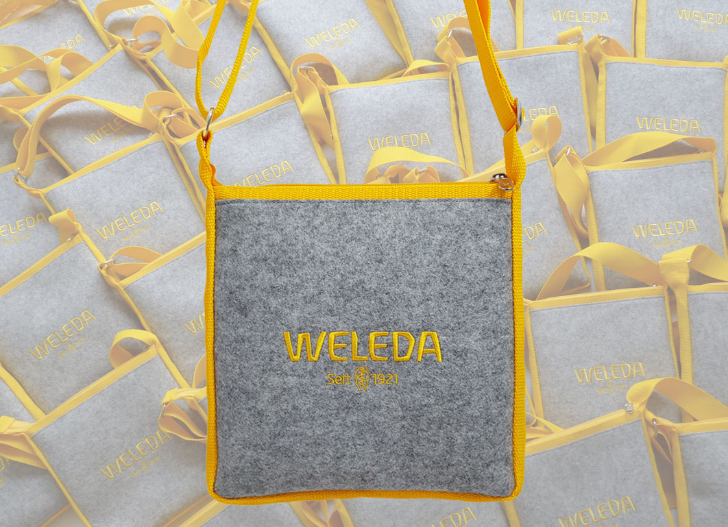 Messe Taschen für die "Weleda AG"