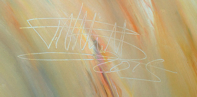 signature of the artist Peter Nottrott and year of creation: 2014