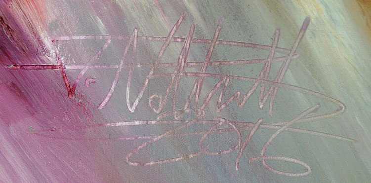 signature of the artist Peter Nottrott and year of creation: 2016