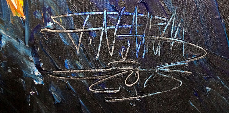 signature of the artist Peter Nottrott and year of creation: 2015