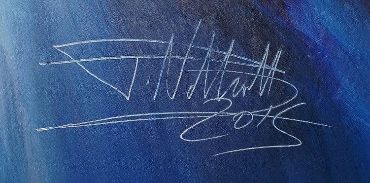 signature of the artist Peter Nottrott and year of creation: 2015