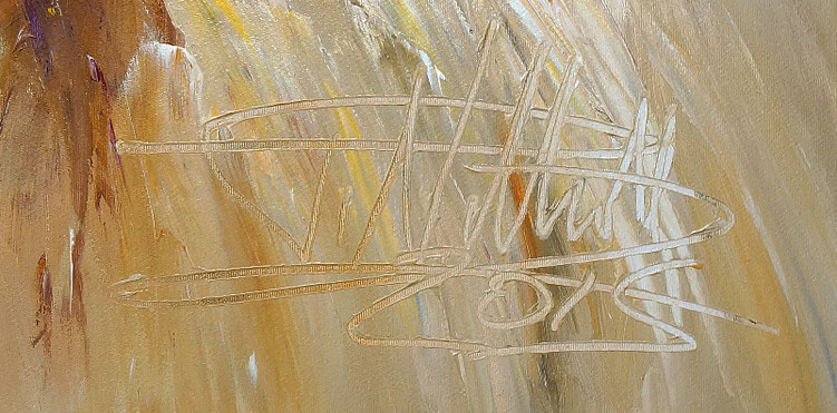 signature of the artist Peter Nottrott and year of creation: 2015