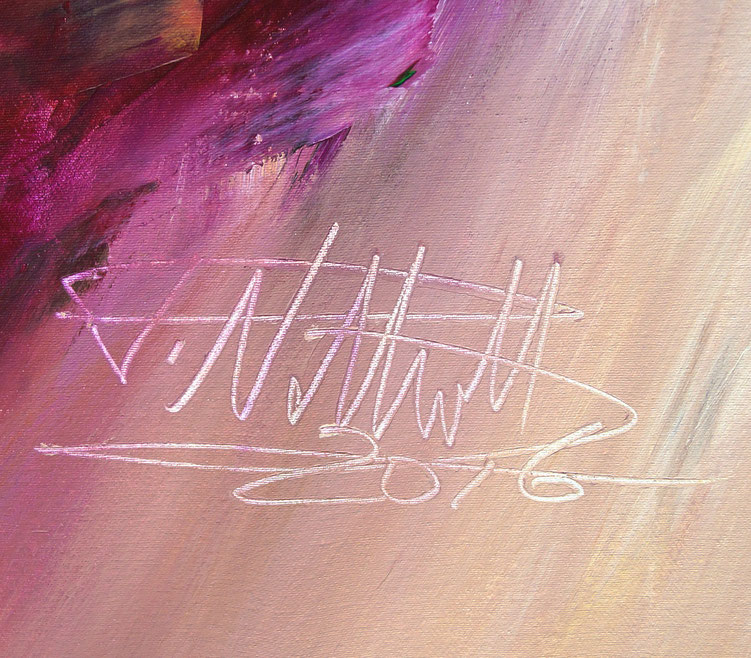 signature of the artist Peter Nottrott and year of creation: 2016