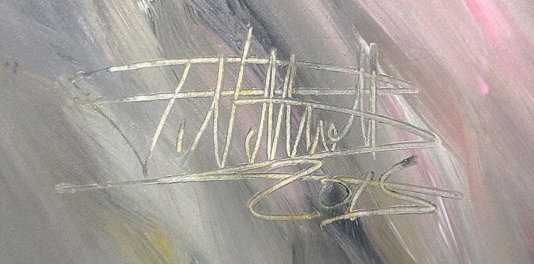 signature of the artist Peter Nottrott and year of creation: 2015