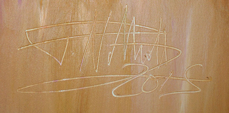 signature of the artist Peter Nottrott and year of creation: 2015 