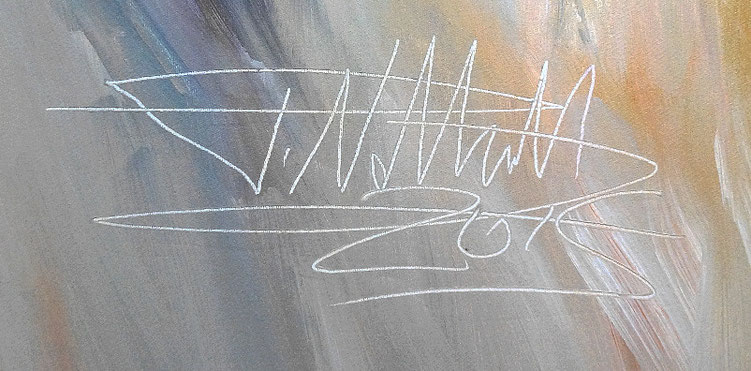 signature of the artist Peter Nottrott and year of creation: 2015