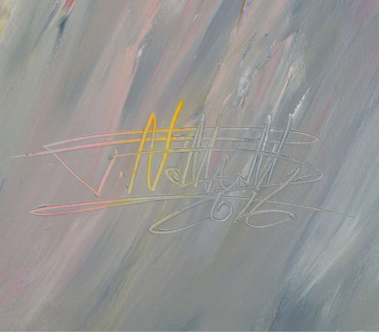 signature of the artist Peter Nottrott and year of creation: 2016