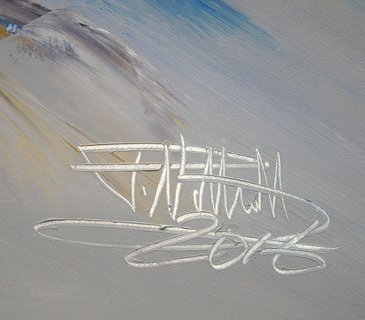 signature of the artist Peter Nottrott and year of creation: 2016