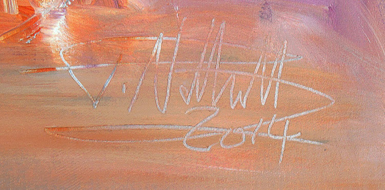 signature of the artist Peter Nottrott and year of creation: 2014