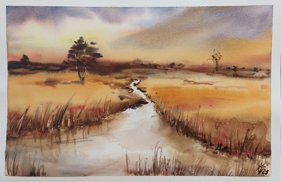 "Stille" 30x40cm
