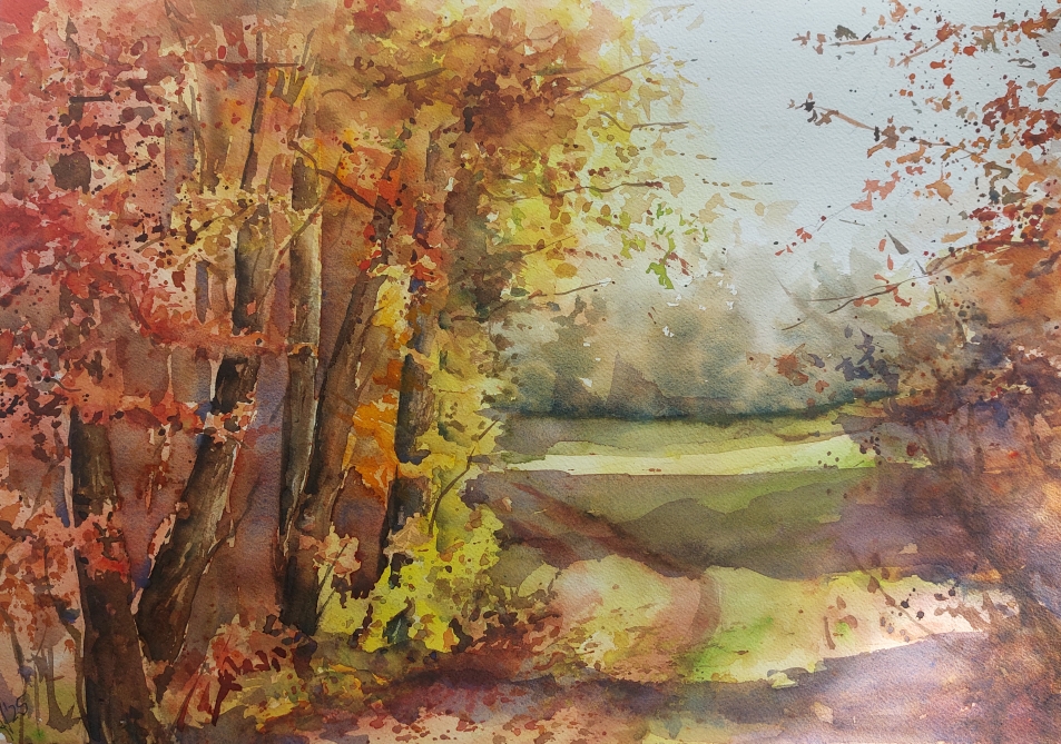 "Farbexplosion" 50x60cm