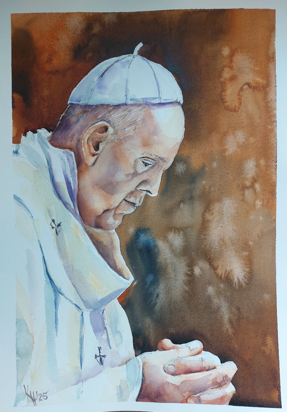 " Franziskus" 50x60cm