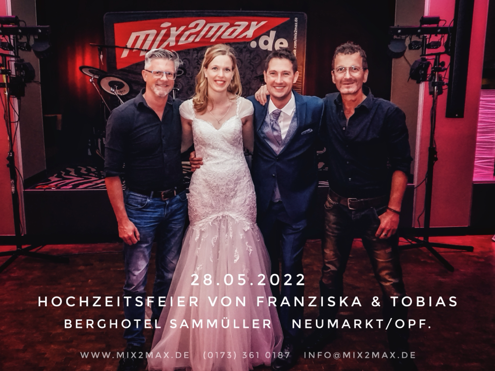 Hochzeitsband mix2max, in Neumarkt in der Oberpfalz, Gasthof Hotel Sammüller
