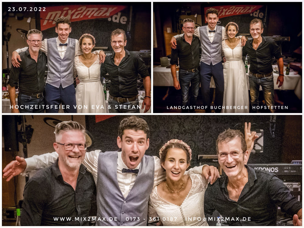 Hochzeitsband mix2max, in Hofstetten, beim Buchberger