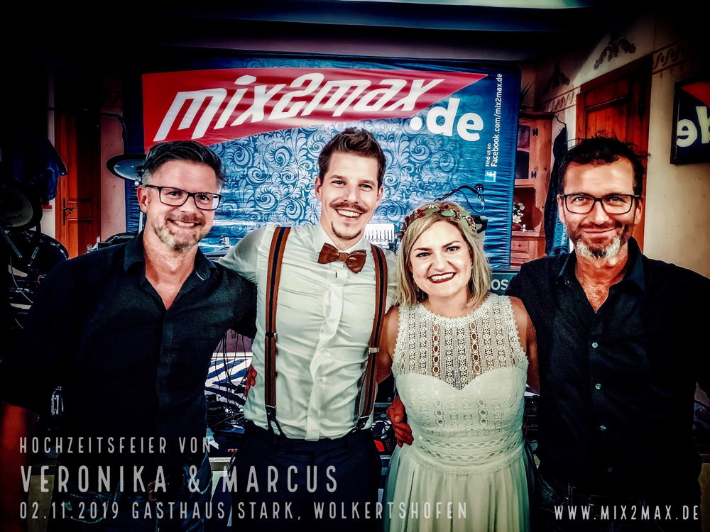 Hochzeitsband mix2max, in Wolkertshofen, Gasthaus Stark, bei Nassenfels, Neuburg an der Donau