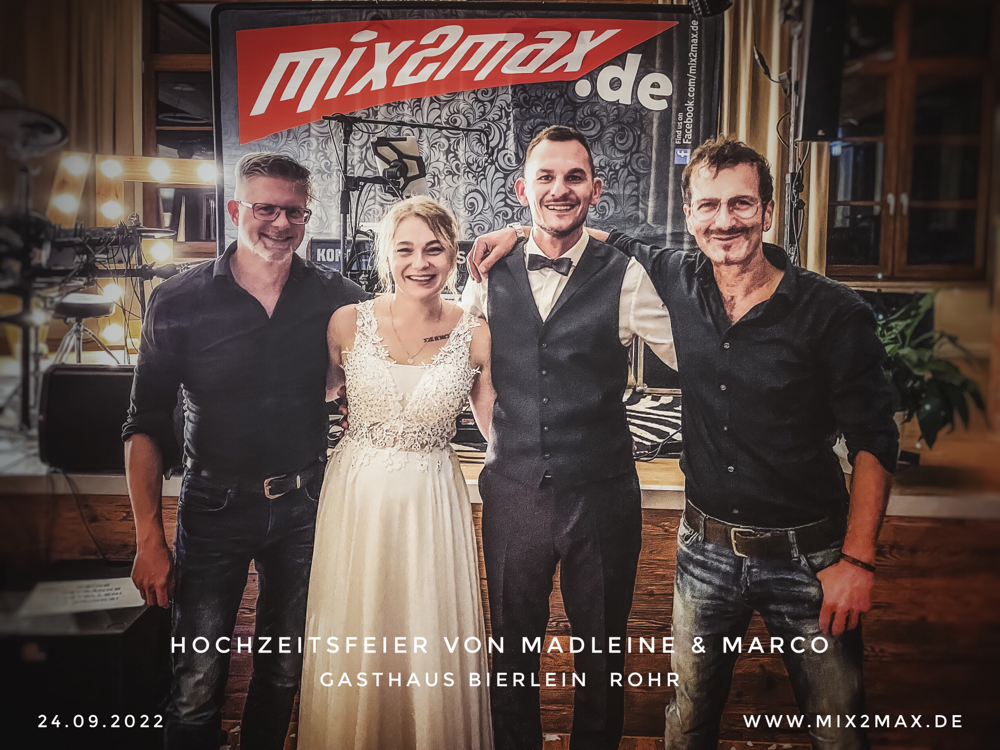 Hochzeitsband mix2max, in Rohr bei Schwabach, Nürnberg