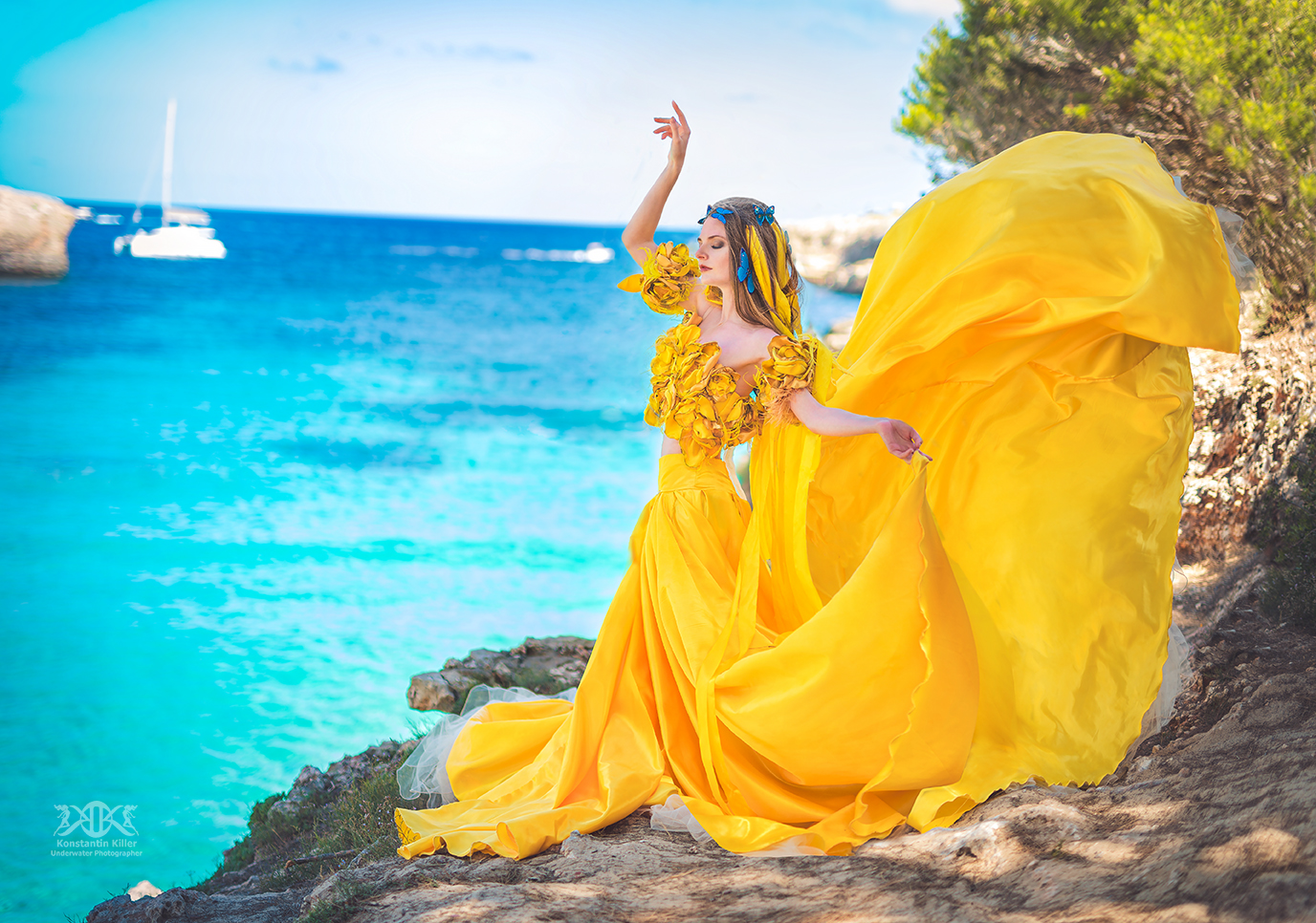 Modelshooting mit Konstantin Killer, Fotoreise Mallorca 2024, Killer-uwpics, Fashion-Modelshooting