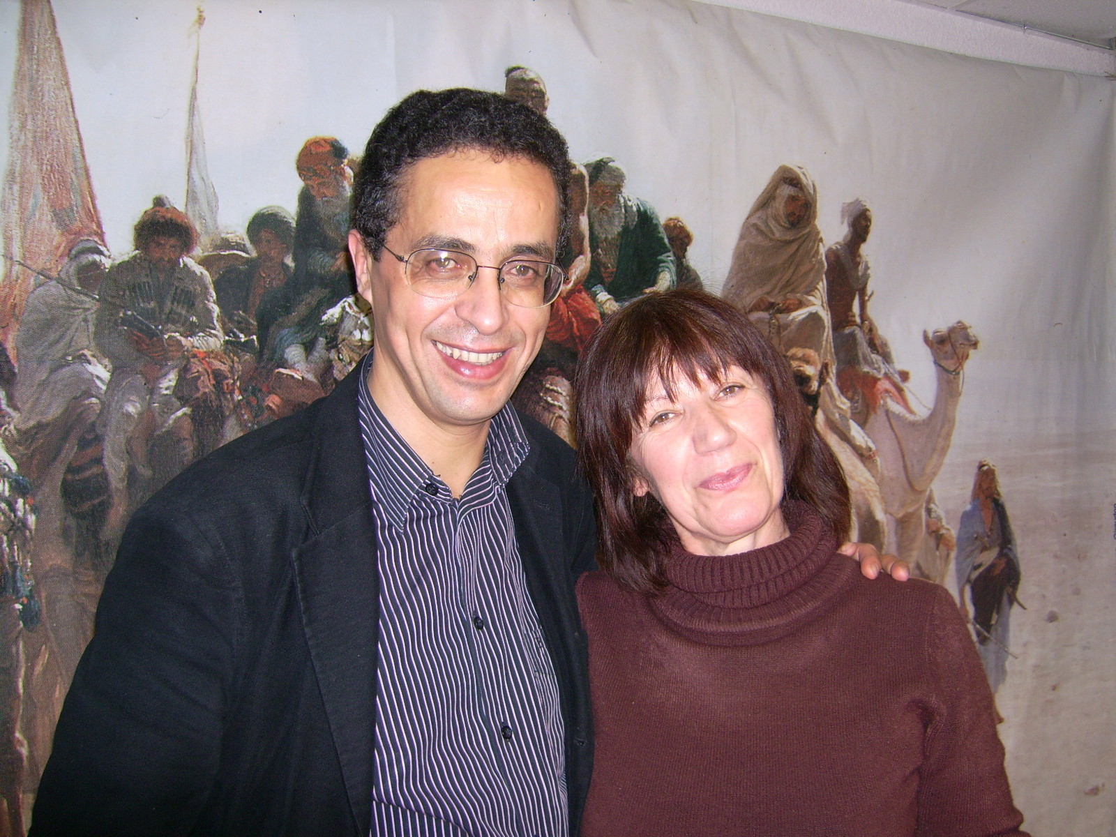 Avec Anouar Benmalek, Lombez 2007