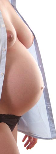 Schwangere Babybauch Foto