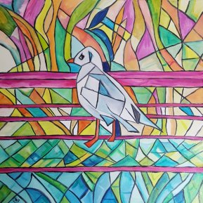 Seagull Lonely 50x50cm