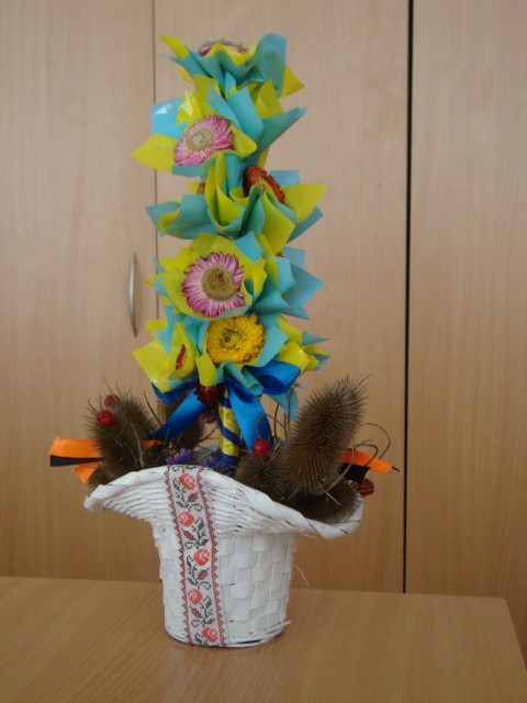 Букет з капелюха