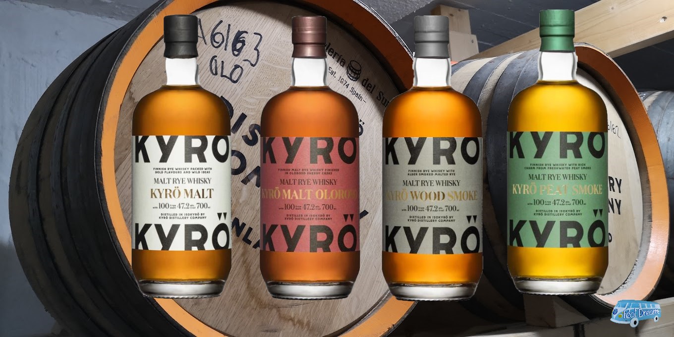 DISTILLERIE KYRÖ - DEGUSTATION KYRÖMALT, KYRÖMALT OLOROSO, KYRÖ WOODSMOKE et KYRÖ PEATSMOKE