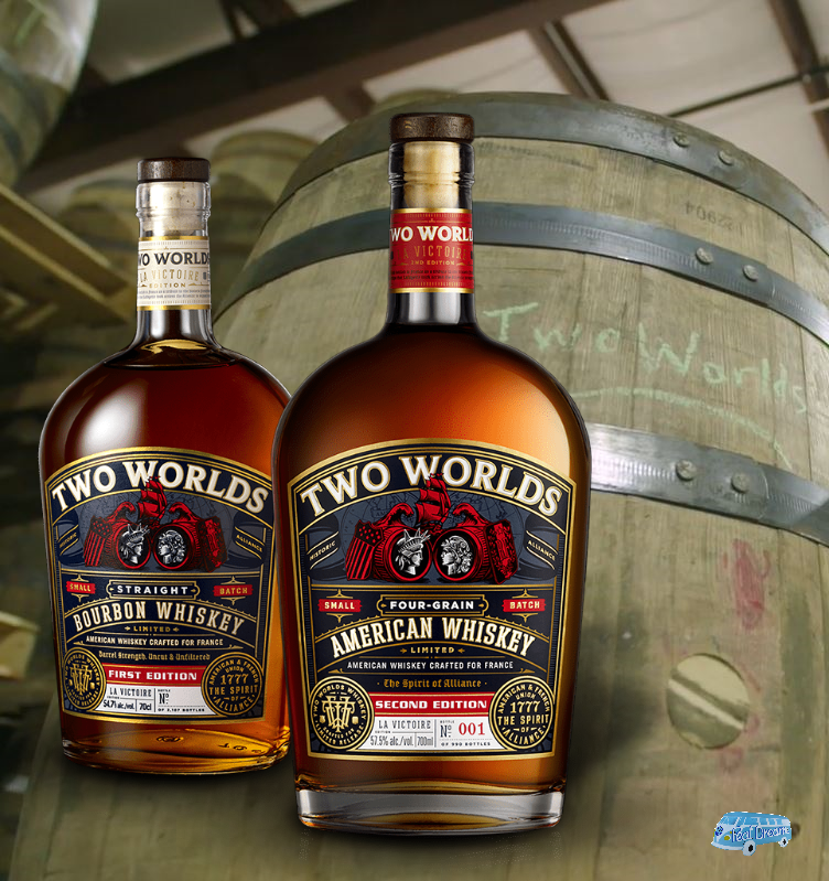 TWO WORLDS WHISKEY LA VICTOIRE BATCH 1 & BATCH 2 (et l'histoire du whiskey aux Etats Unis)