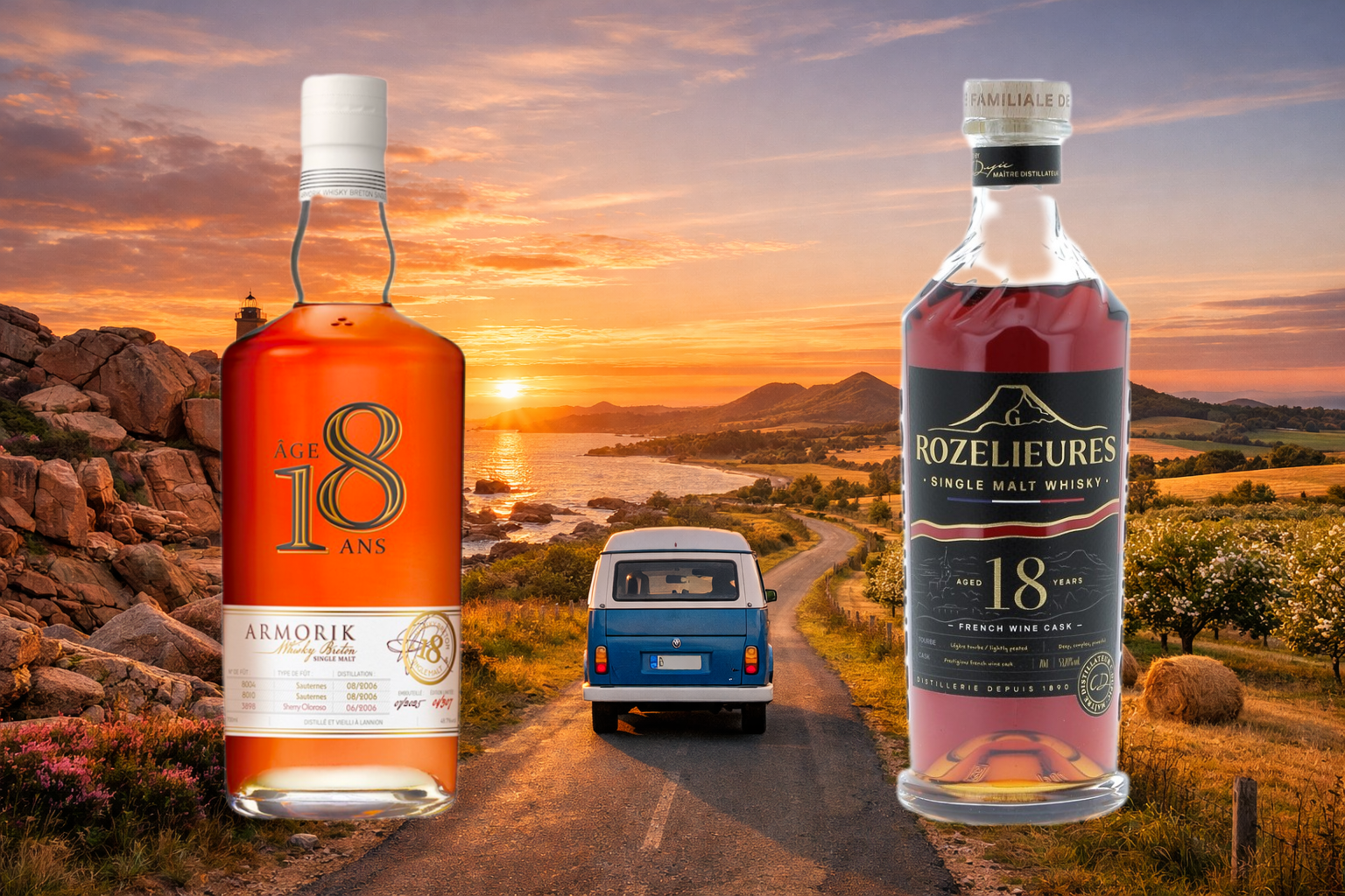Whisky français 18 ans : Armorik et Rozelieures défient le temps