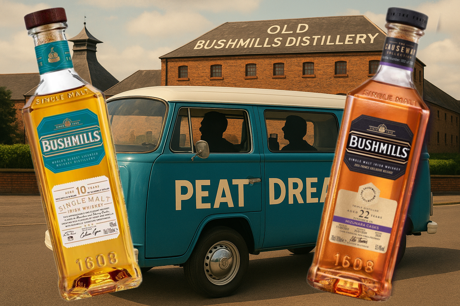 Sur la route du souvenir et du Whiskey: Bushmills 10 ans et 22 ans Mizunara