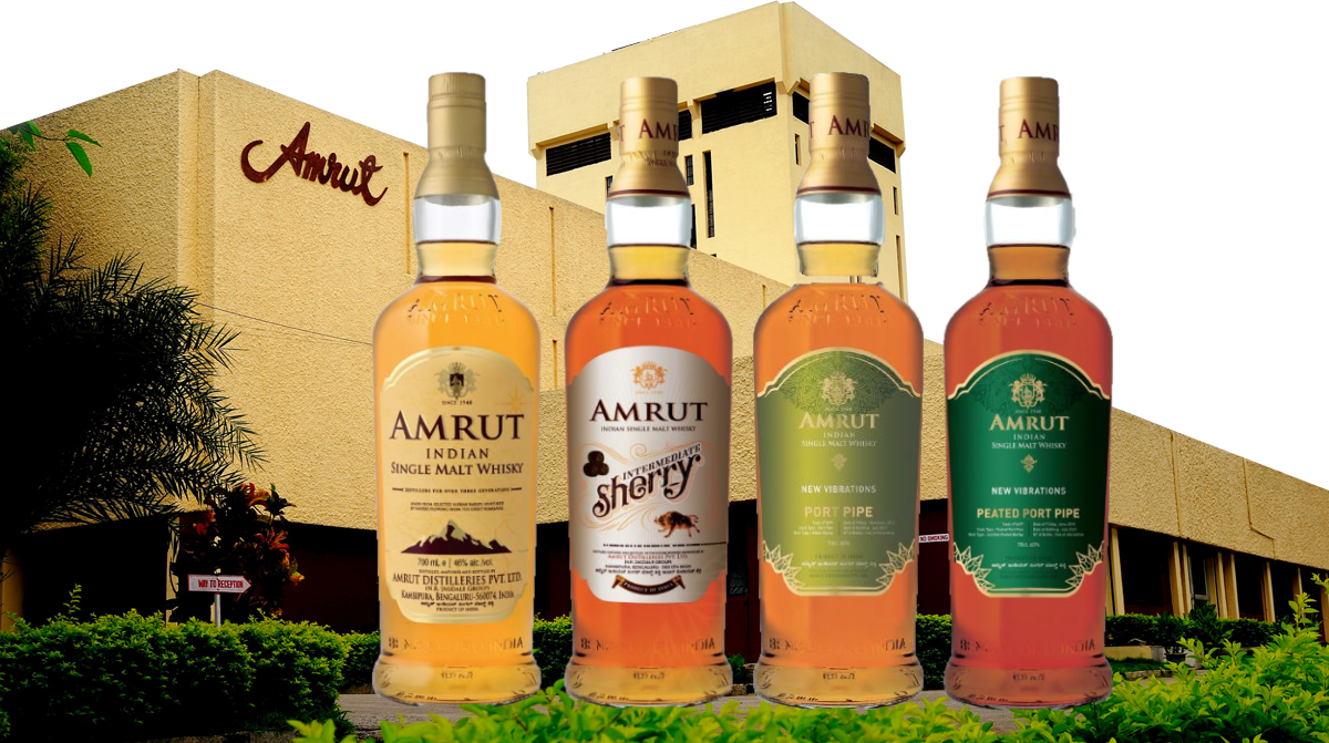 AMRUT INDIAN SINGLE MALT,  INTERMEDIATE SHERRY, SINGLE CASK PORT PIPE 2014 et SINGLE CASK PEATED PORT PIPE 2015