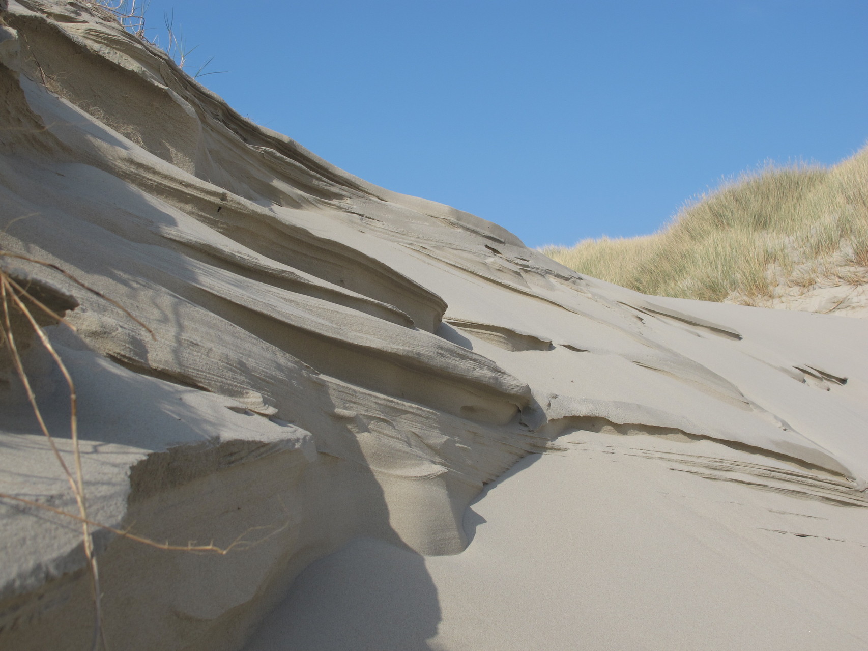 la dune de sable sculptée