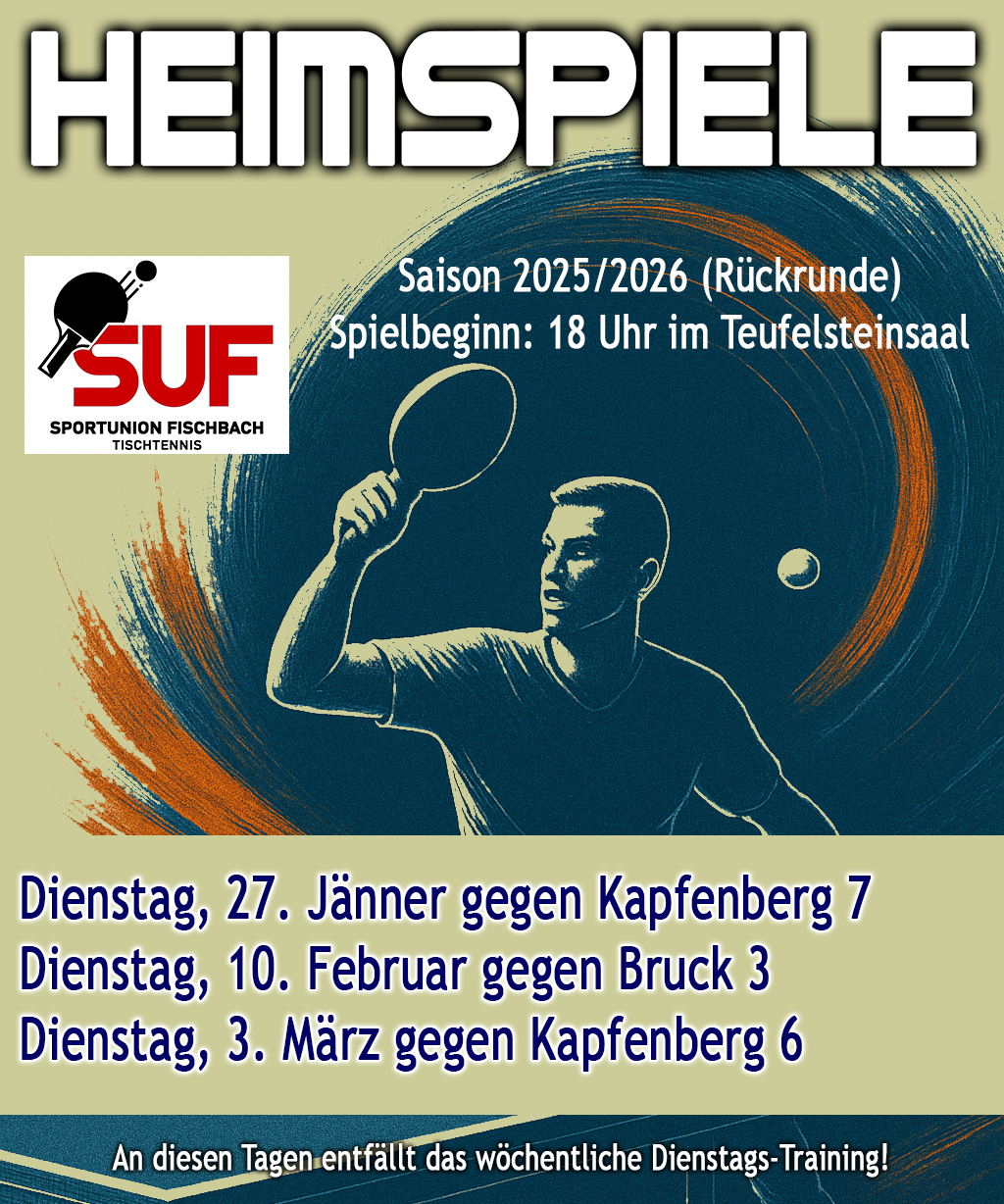 Heimspiel-Termine 2026