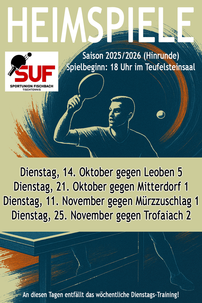Heimspiel-Termine 2025