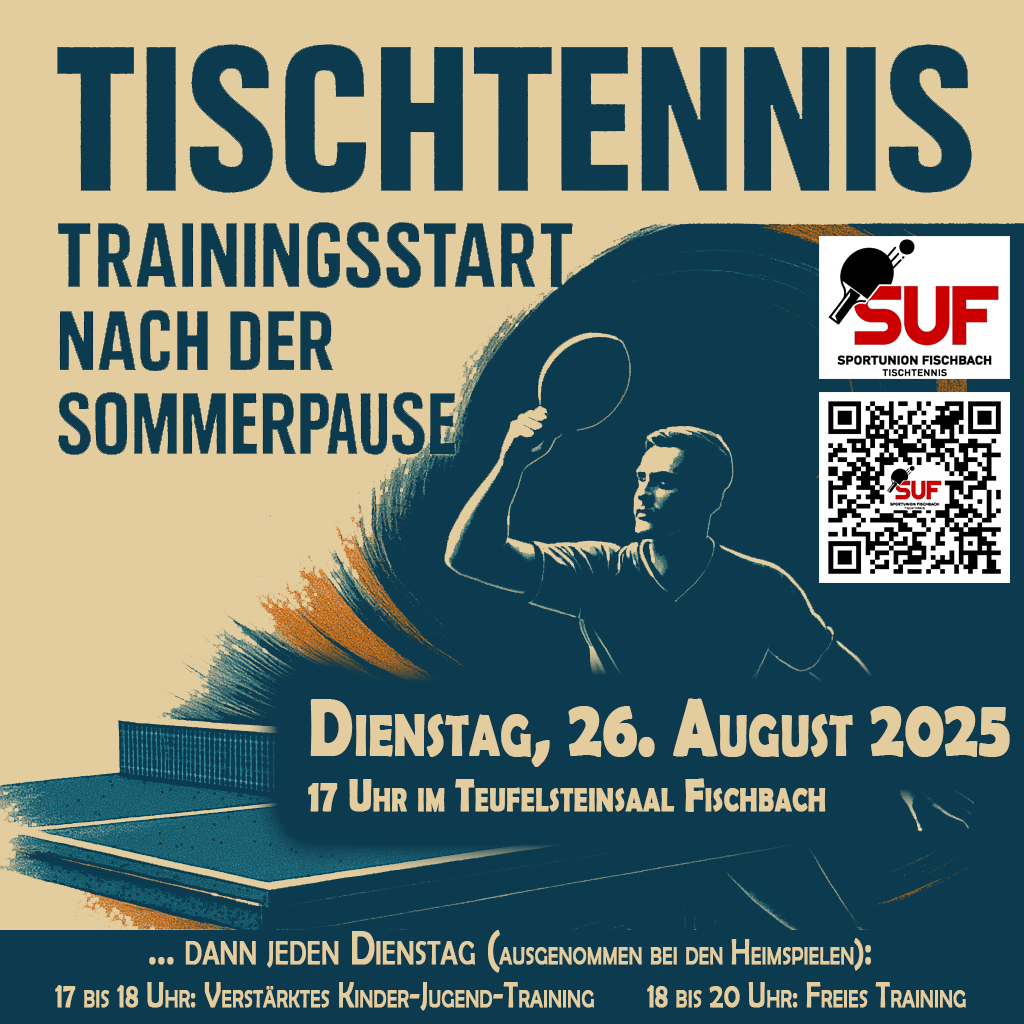 Das Training geht wieder los!