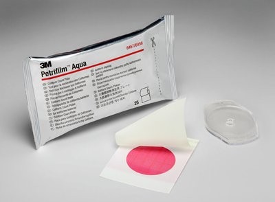 Placas 3M™ Petrifilm™  Aqua (AQCC) para recuento de Coliformes Totales
