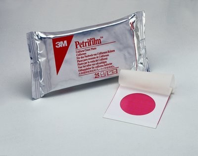 Placas 3M™ Petrifilm™ para recuento de Coliformes Totales