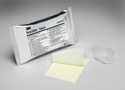 Placas 3M™ Petrifilm™ Aqua (AQHC) para recuento de de Heterótrofos