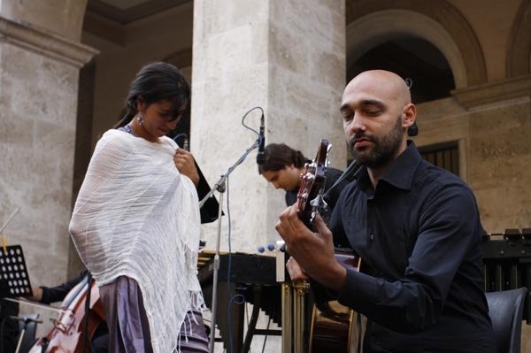 Con Elisa Ridolfi e Marco Pacassoni