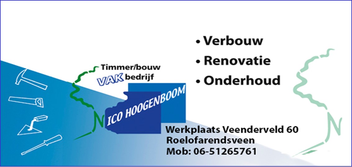 Timmerbedrijf Hoogenboom, Roelofarendsveen