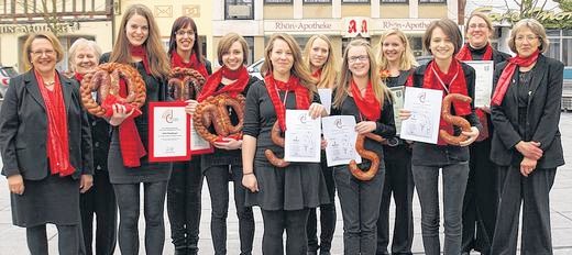 Ehrungen Chorjugend - beim 25-jährigen Jubiläum 2014