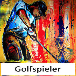 Golfbilder Golfer Bilder Golf Malerei Abschlag Gemälde