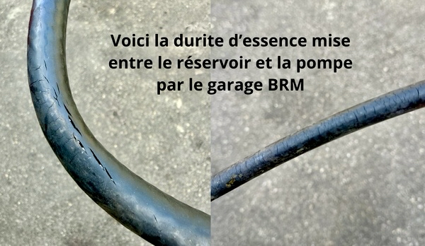 Fuel hose used by BRM for the renovation !