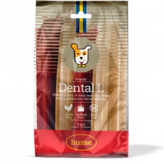 Graanvrije kauwbotten. Deze draagt bij aan gezonde tanden, frissere adem en gezond tandvlees.