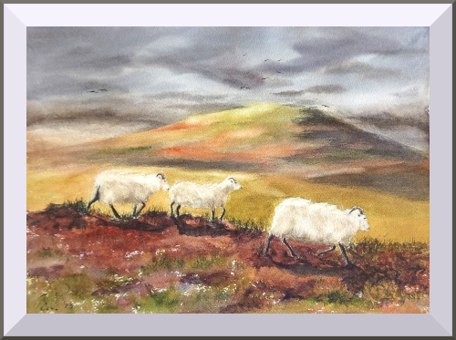 "á leiðinni", 31 x 41cm
